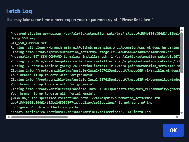 Main dashboard screenshot