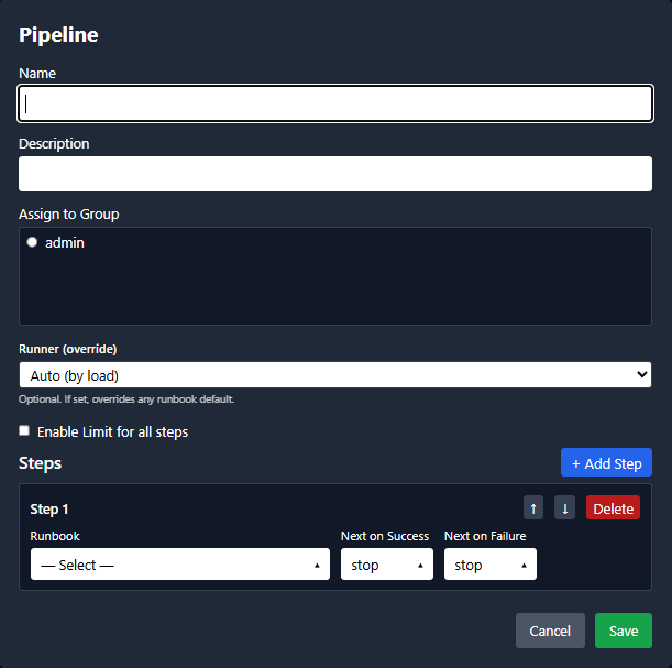 Main dashboard screenshot