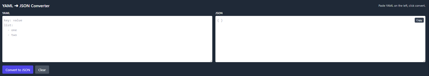 Main dashboard screenshot