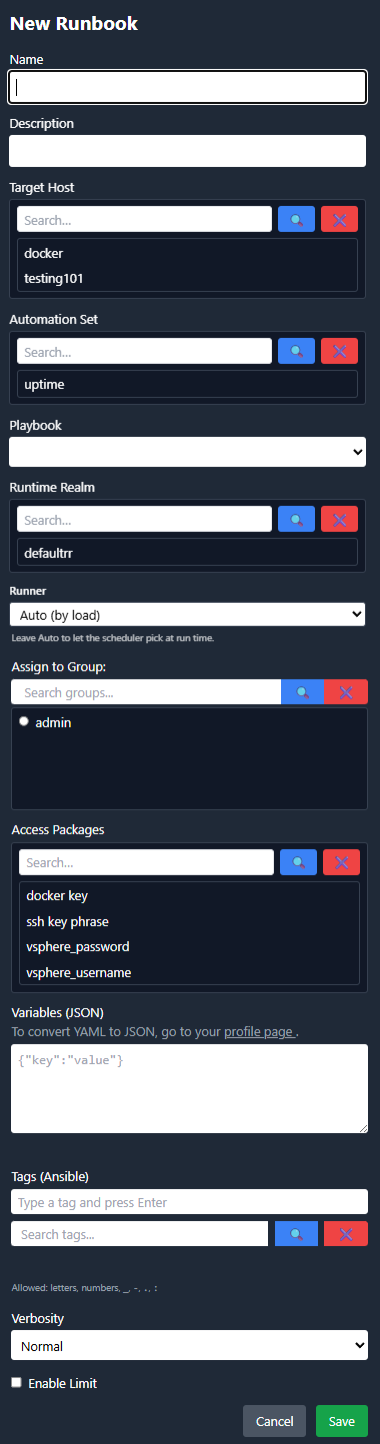 Main dashboard screenshot